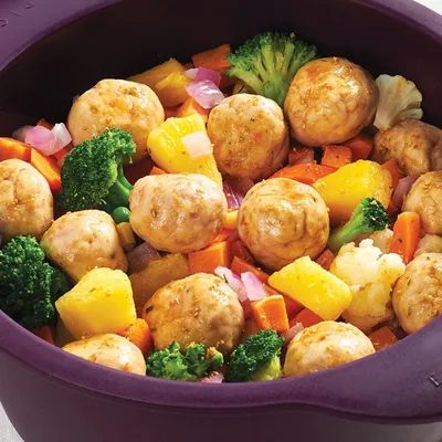 Tropical Pineapple Turkey Meatballs