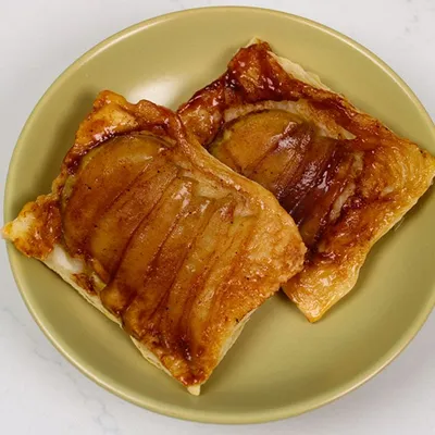 Upside Down Mini Apple Pies  