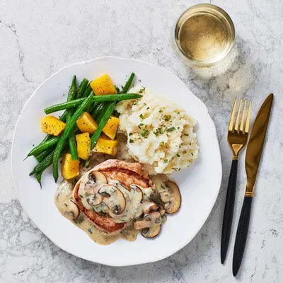 Wintry Mushroom Pork