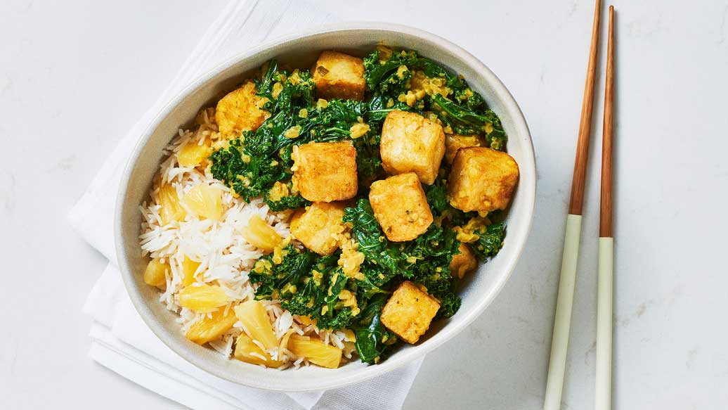 Tofu with Pineapple Rice