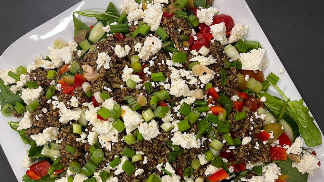 Tuscan Risotto Feta Salad